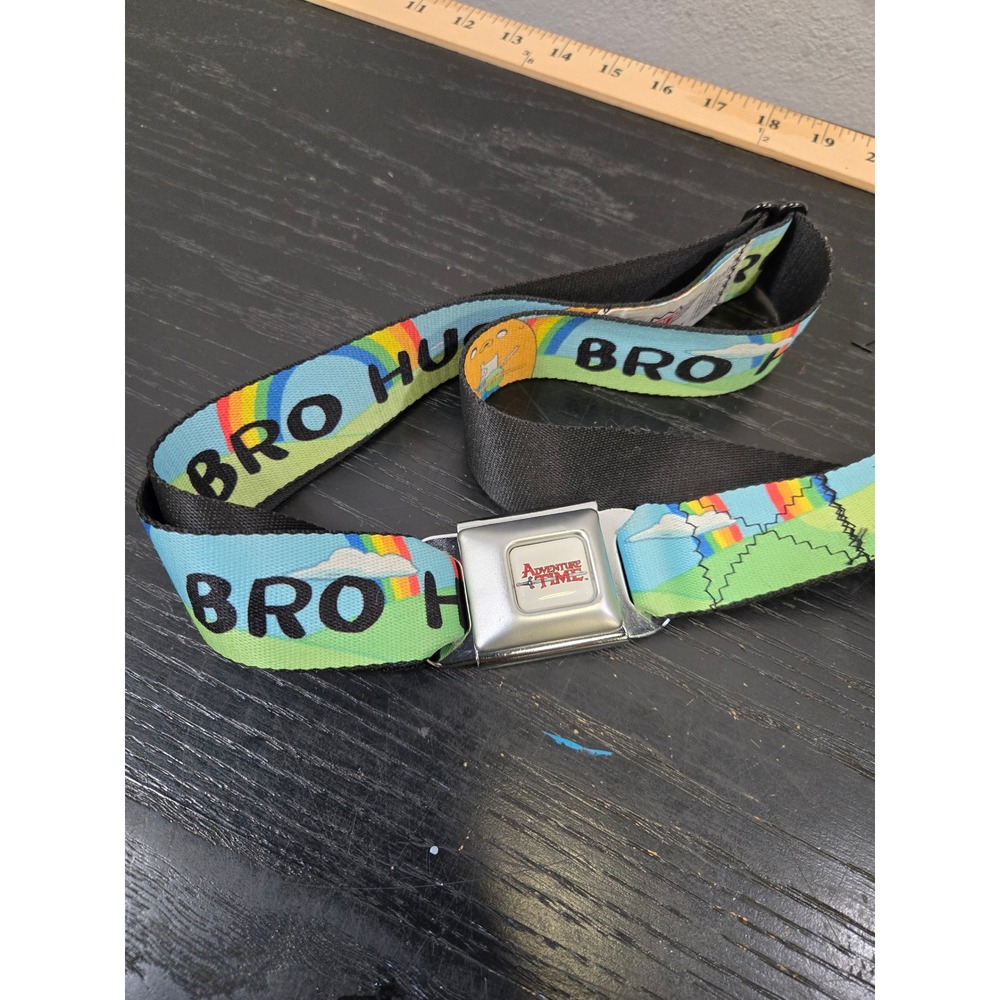 Buckle-Down Adventure Time Bro Hug Jake Finn Seatbelt Belt OS